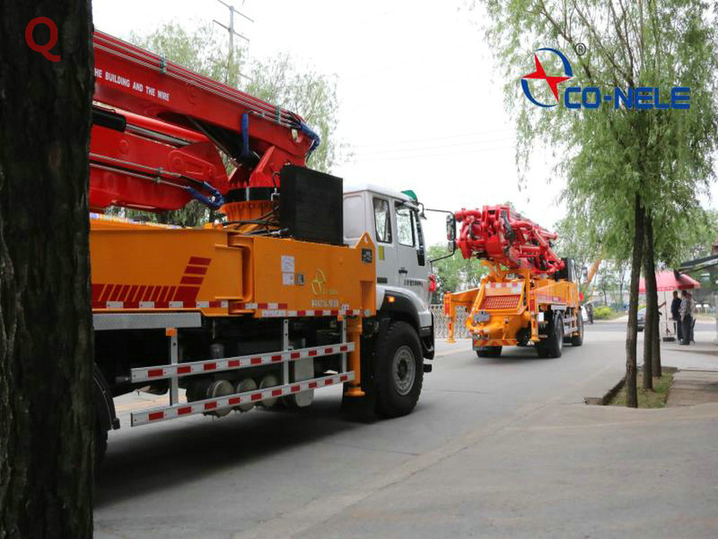 小型混凝土泵車，天泵，小型泵車