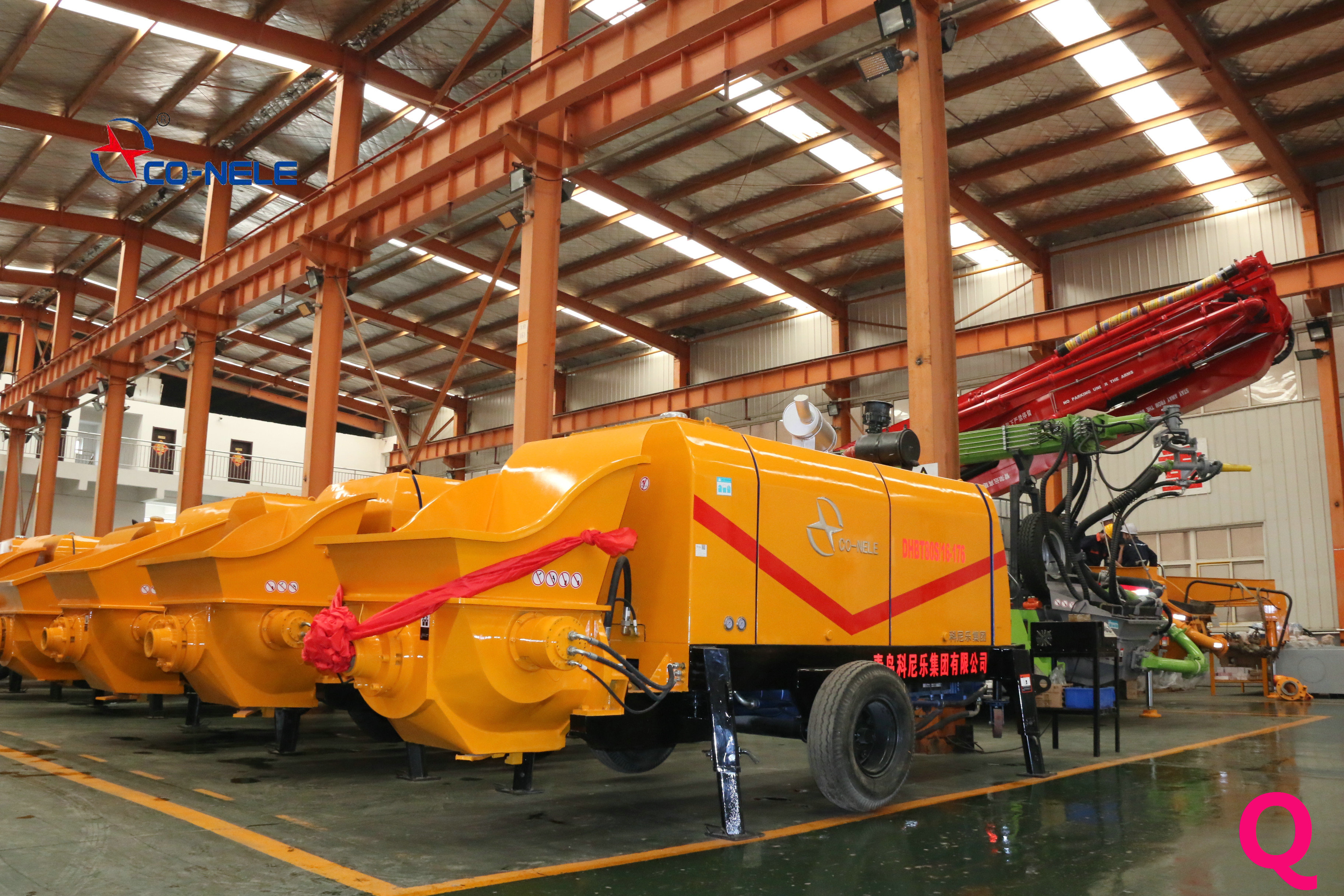 混凝土泵在城鎮(zhèn)化建設(shè)中的作用，科尼樂混凝土泵